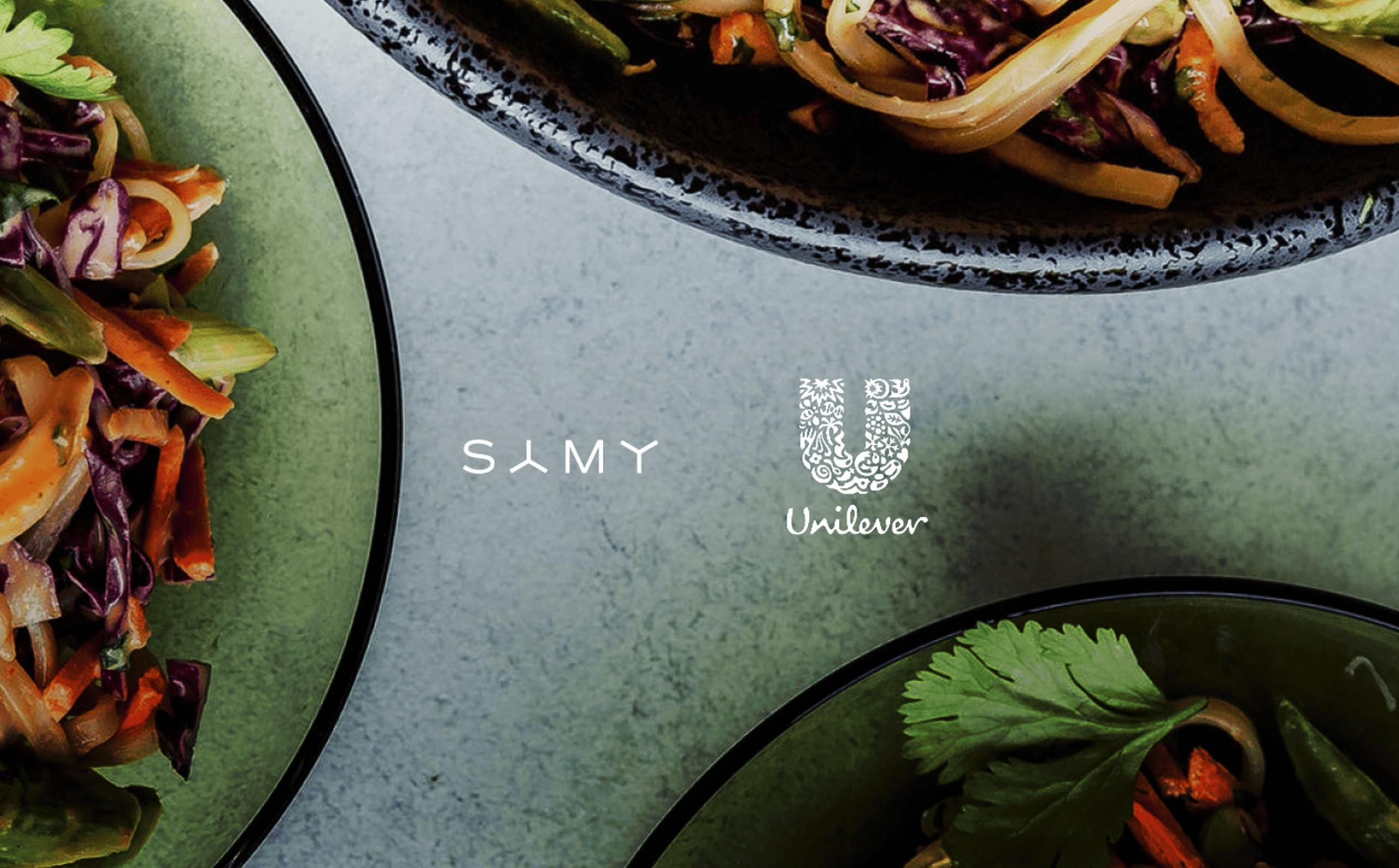 SAMY x Unilever Foods logo - announcement